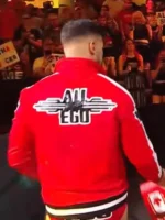 WWE NXT Ethan Page Canadian Red Track Jacket