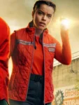 Georgina Campbell Orange Quilted Vest