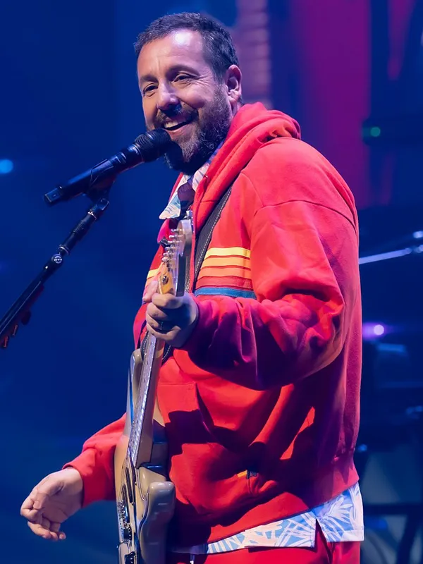 Colonial Life Arena Adam Sandler Red Hooded Jacket