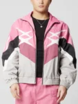 Barry Keoghan Pink Jacket Crime 101