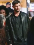 Davis Black Leather Jacket Crime 101
