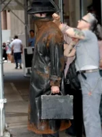 The Bride Frankenstein’s Monster Leather Coat