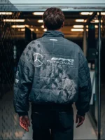 Mexican GP 2025 George Russell AMG F1 Racing Jacket - Image 3