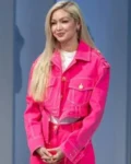 Next In Fashion Gigi Hadid Pink Jacket – Trendy Designer Outerwear