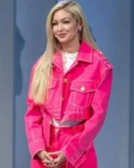 Next In Fashion Gigi Hadid Pink Jacket – Trendy Designer Outerwear