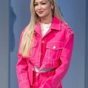 Next In Fashion Gigi Hadid Pink Jacket – Trendy Designer Outerwear