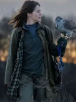 Claire Foy H Is for Hawk Green Cotton Jacket - Image 2