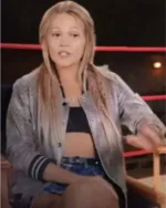 Kelli Berglund Silver Sequin Jacket
