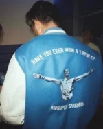 Jack Grealish Blue Varsity Jacket