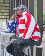 Kanye West American Flag Jacket