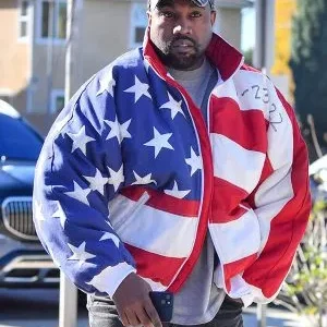 Kanye West American Flag Jacket