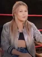 Kelli Berglund Silver Sequin Jacket