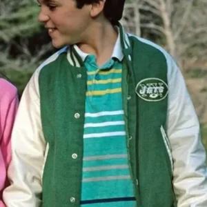 Kevin Arnold NY Jets Green Wool Varsity Jacket