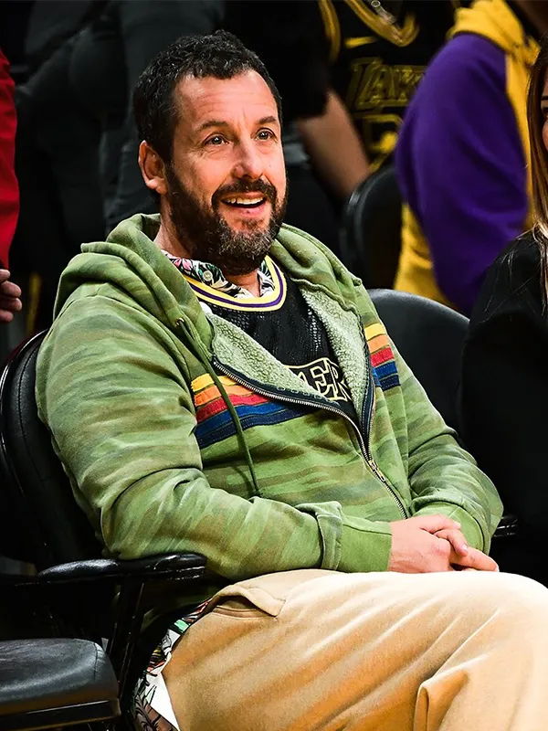 Los Angeles Lakers Adam Sandler Camo Hooded Jacket