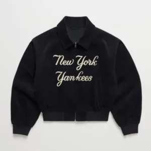 MLB New York Yankees Black Corduroy Jacket