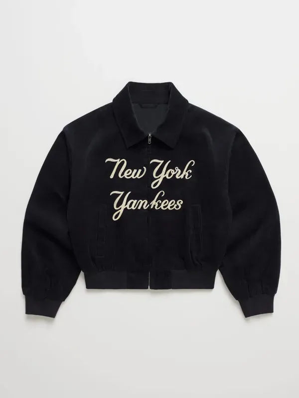 MLB New York Yankees Black Corduroy Jacket MLB New York Yankees Black Corduroy Jacket