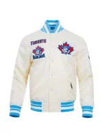 Toronto Blue Jays Retro Satin Varsity Jacket MLB