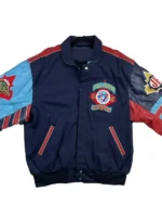 MLB World Series Toronto Blue Jays Leather Twill Jacket
