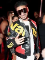 MTV Video Music Awards Pauly D Black Leather Jacket