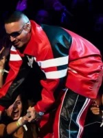J Balvin MTV Awards 2025 Red Leather Jacket