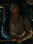Jaz Sinclair Gen V Bomber Leather Jacket