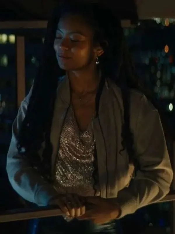 Jaz Sinclair Gen V Bomber Leather Jacket Jaz Sinclair Gen V Bomber Leather Jacket