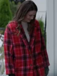 Merry Christmas Ted Cooper Hope Miller Red Plaid Coat