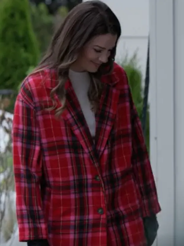 Merry Christmas Ted Cooper Hope Miller Red Plaid Coat Merry Christmas Ted Cooper Hope Miller Red Plaid Coat