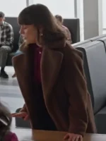 Merry Christmas Ted Cooper Brown Sherpa Coat