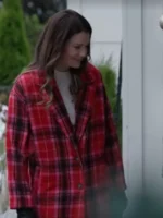 Merry Christmas Ted Cooper Hope Miller Red Plaid Coat