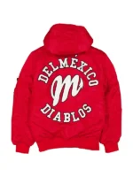 Mexican League Diablos Rojos L-2B Bomber Jacket