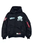 Mexican League Sultanes de Monterrey Black Bomber Jacket