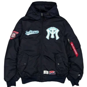 Mexican League Sultanes de Monterrey Black Bomber Jacket