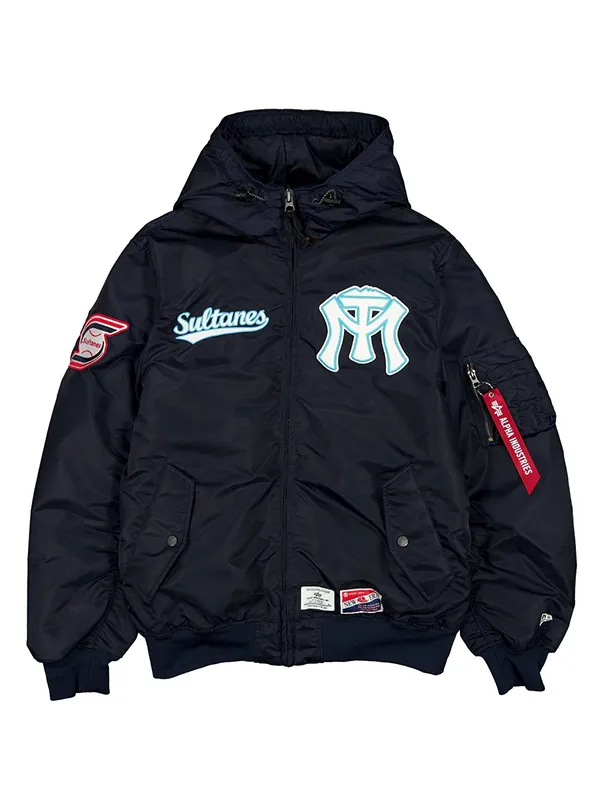 Mexican League Sultanes de Monterrey Black Bomber Jacket Mexican League Sultanes de Monterrey Black Bomber Jacket