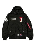 Mexican League Toros de Tijuana L-2B Black Bomber Jacket