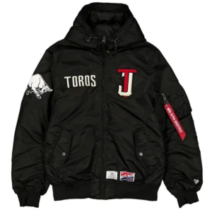 Mexican League Toros de Tijuana L-2B Black Bomber Jacket