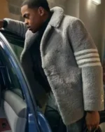 Tariq St. Patrick Power Book II Ghost Shearling Coat