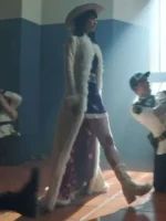 One Piece S02 Lera Abova Green Leather Coat