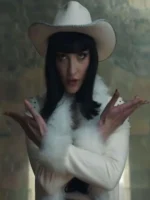 One Piece S02 Lera Abova Green Leather Coat - Image 2