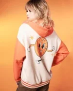 Tara Strong Loki Orange and White Hoodie