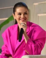Selena Gomez Pink Blazer
