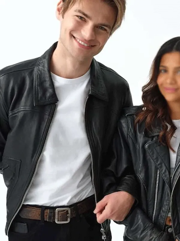 Cole Walter Black Leather Jacket Walter Boys