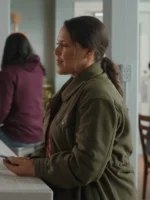 My Life with the Walter Boys Tara Jacobs Green Jacket - Image 2