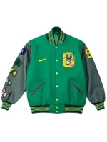 Dante Moore Grateful Ducks Lettermen Varsity Jacket - Image 2