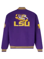 LSU Tigers x OVO Time To Shine Purple Varsity Jacket