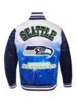 Seattle Seahawks 2026 Blue Satin Jacket
