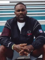 NFL Atlanta Falcons Michael Vick Unisex Black Jacket