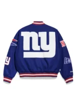 Madyson Eisen New York Giants Wool Varsity Jacket