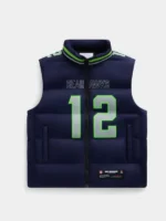 Seattle Seahawks Blue Puffer Vest 2026