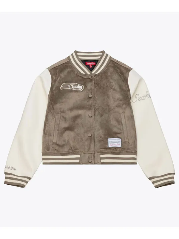 Seattle Seahawks 2026 Suede Varsity Jacket